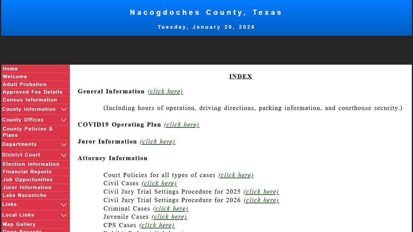 Nacogdoches County, Texas