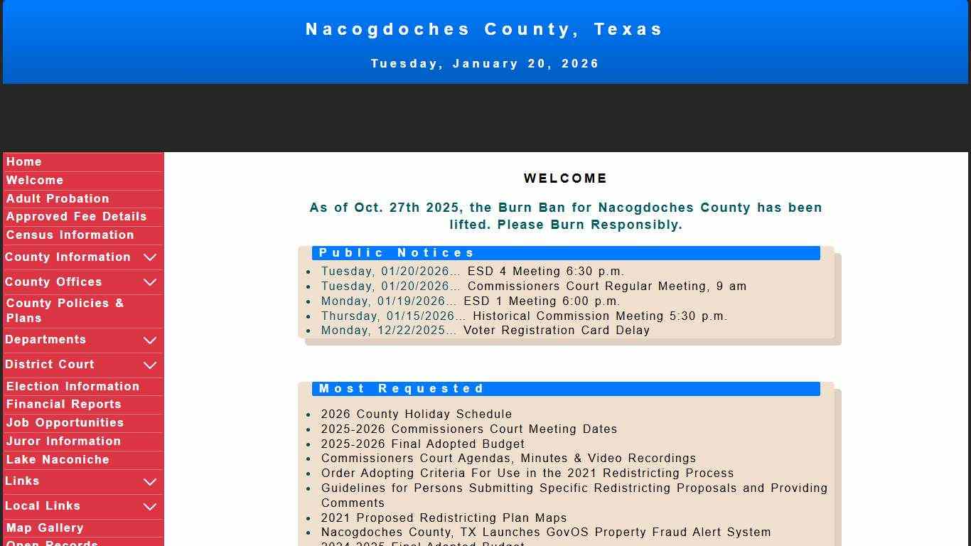 Nacogdoches County, Texas